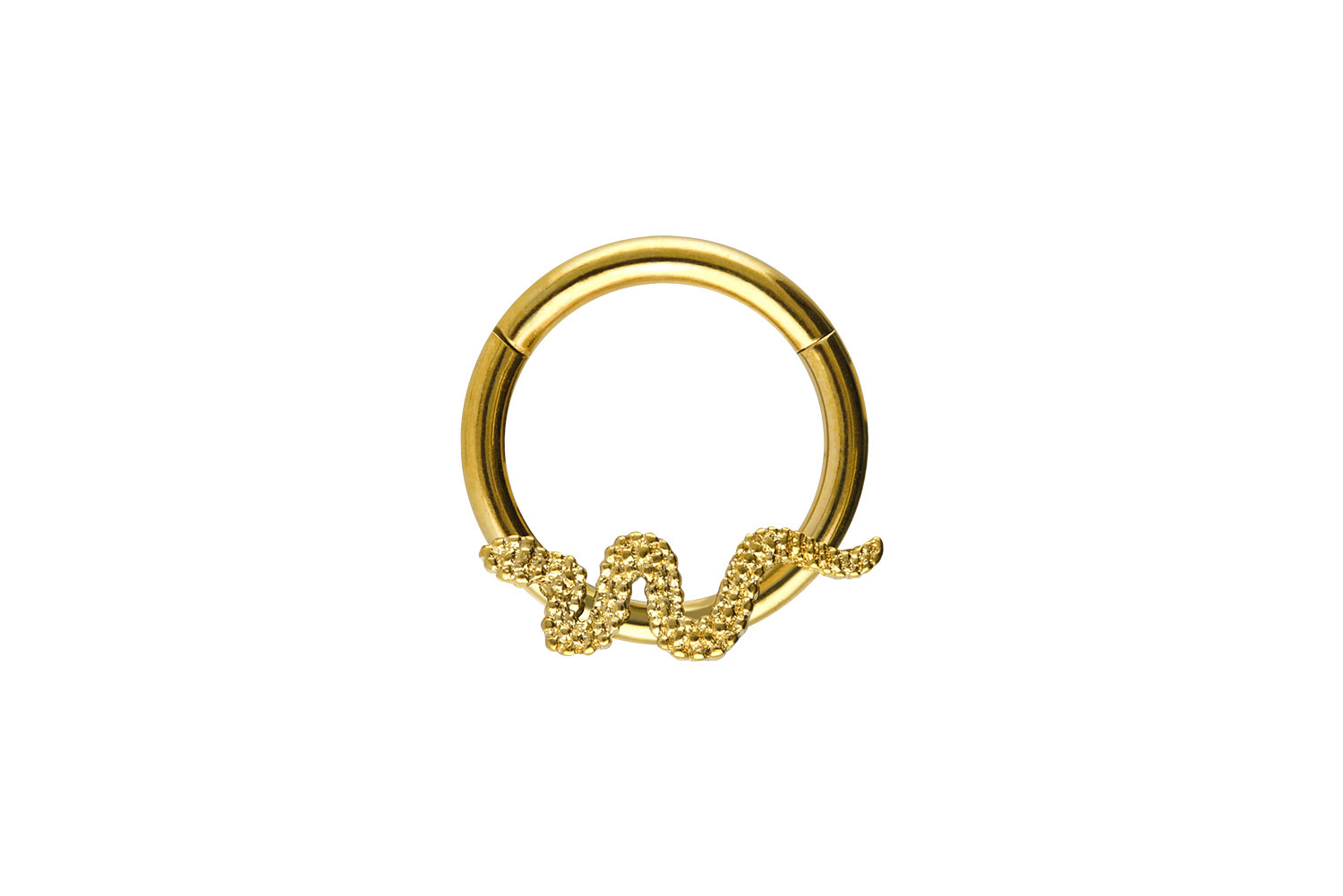 Chirurgenstahl Segmentring Clicker Piercing SCHLANGE